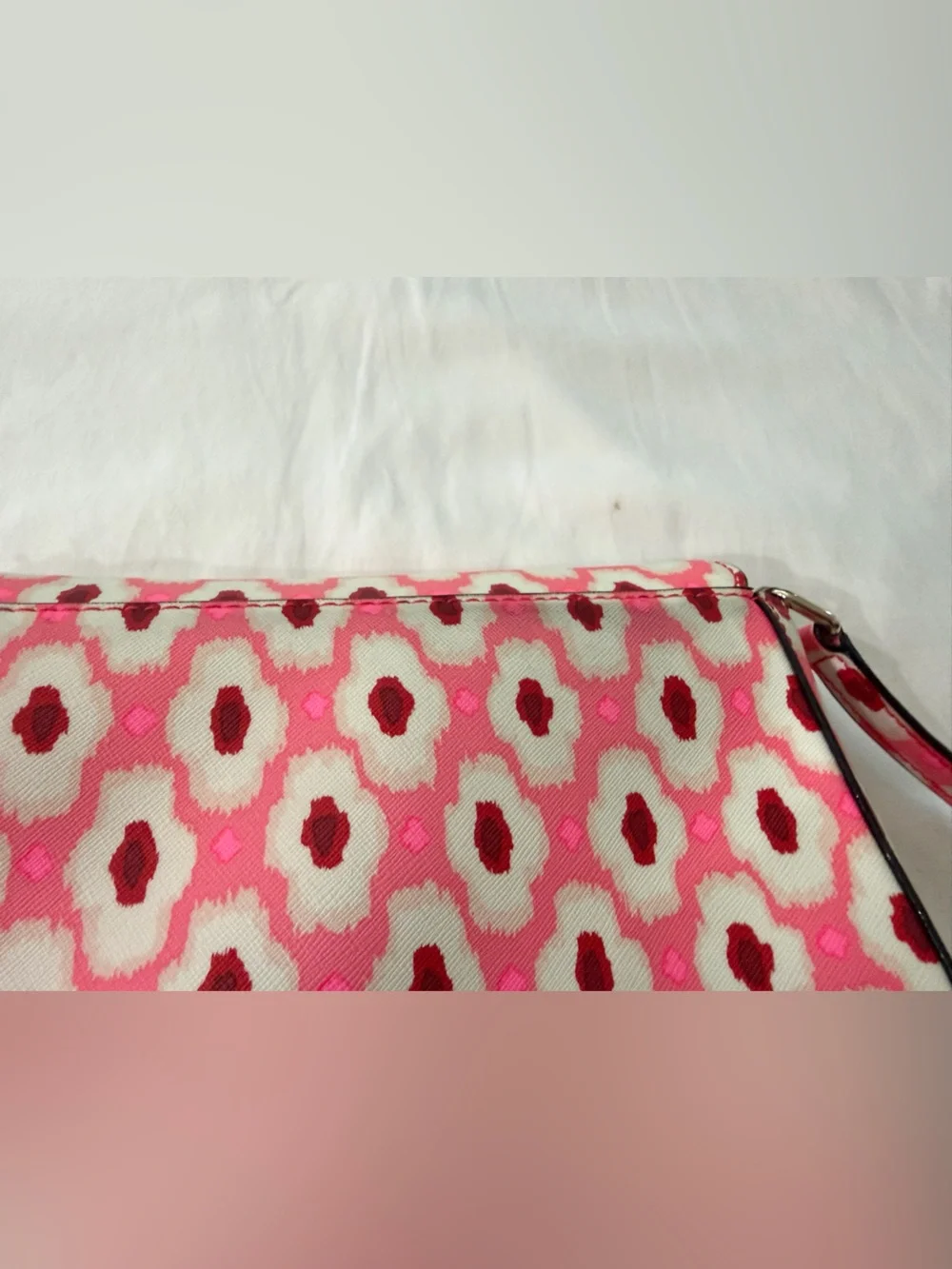 kate spade Pink and Cream Patterned Crossbody Bag